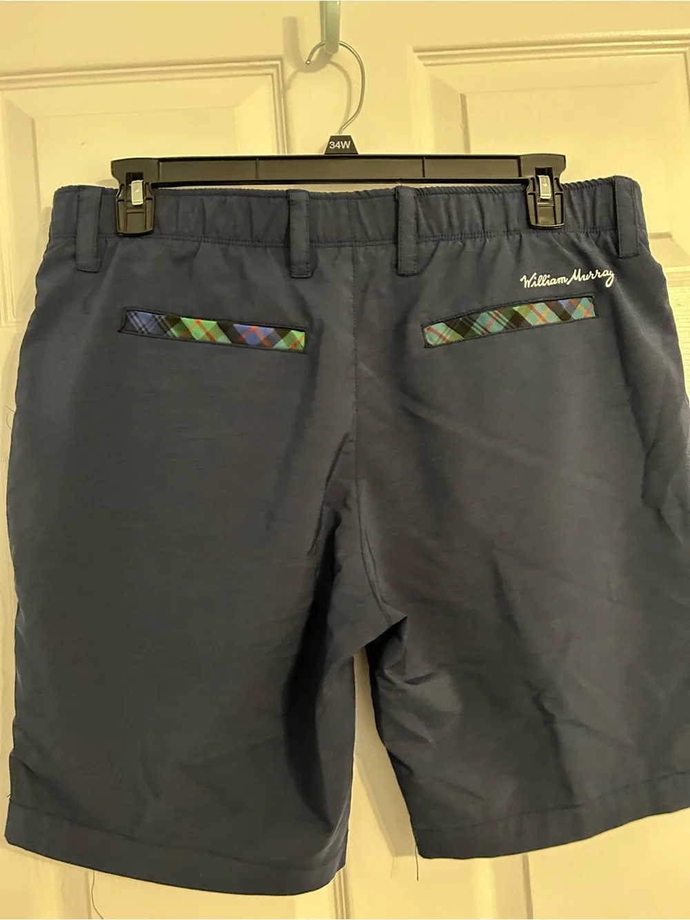 William Murray Golf Navy Flat-Front Performance Shorts